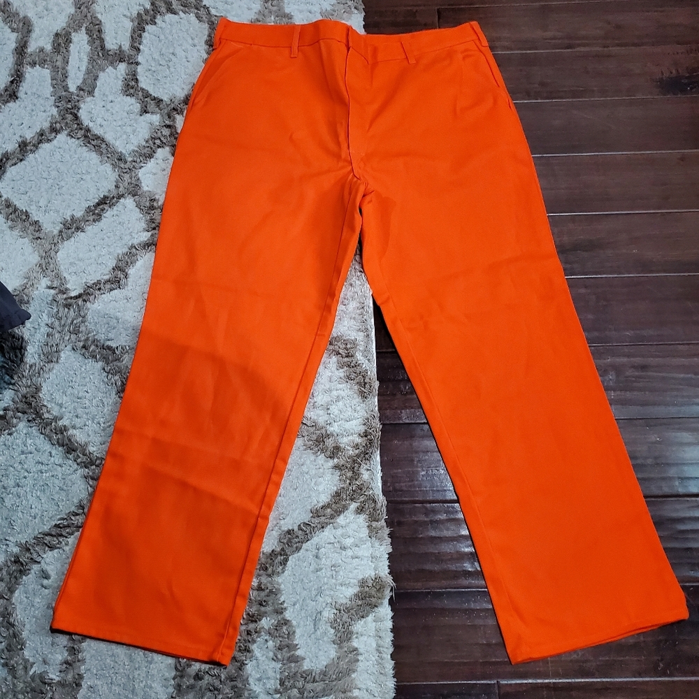 Magid Westex Indura orange pants, flame resistant fabric, size 44 × 32, like new